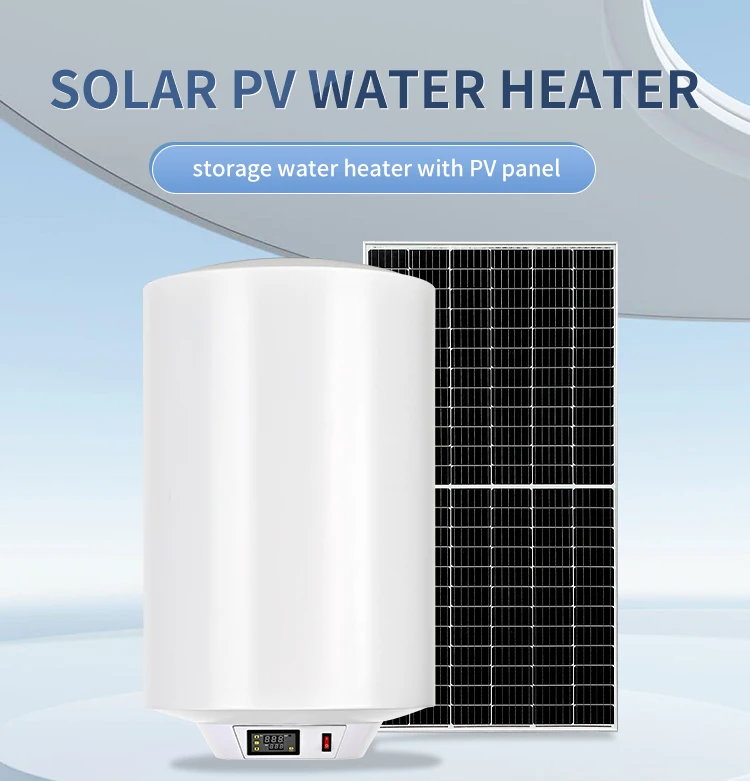 

Heater Solar PV Powered for Hotel RV Household Use Wall-Mounted Metal Storage Easy Operation Energy Saving Electric Water