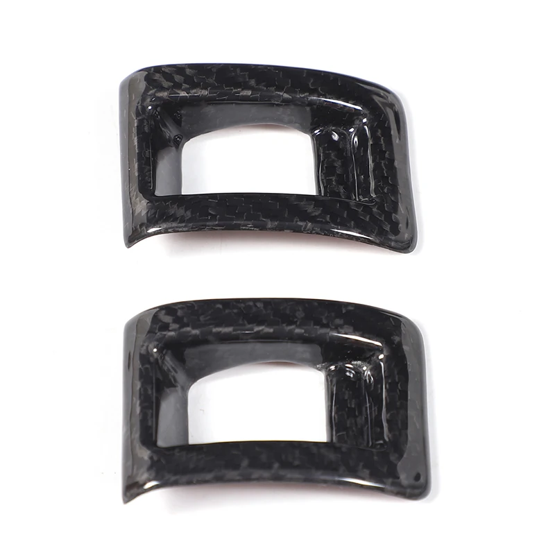 

Real Carbon Fiber For Nissan GTR R35 2008-2016 Car Inner Door Lock Buttom Panel Cover Decoration Car Interior Accessories