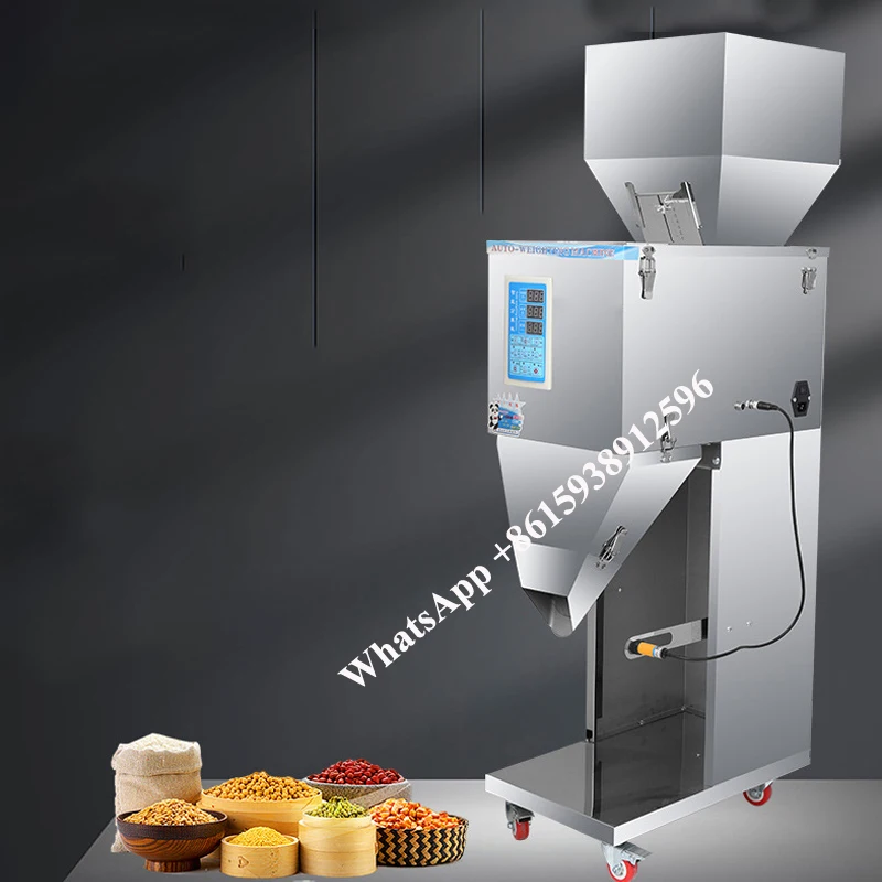 Mesin distribusi pengukur berat dari kapasitas besar biji-bijian bubuk bubuk kacang perlengkapan memperbaiki
