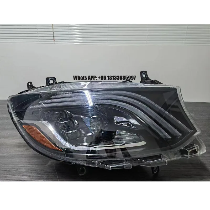 

Заводская цена, высокое качество, фары E Mark для Mercedes V-Class W447 2016-2022 годов, обновление до светодиодных ламп Maybach