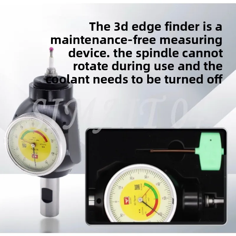 

High Precision 3D Edge Finder - XYZ Axis Centering Tool for CNC Mill Lathe 3D Touch Probe (X/Y/Z) for Manufacturing And Engineer
