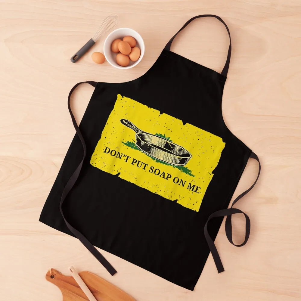 

Don't Put Soap On Me Shirt, Cast Iron Skillet Soap Apron for women halloween For Kitchen Women Apron