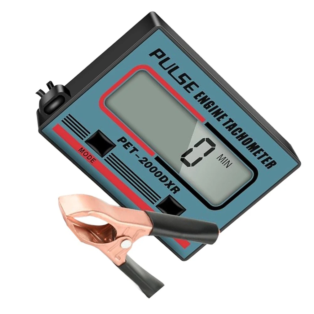Tachometer Digital for Small Engine RPM Measurement on For Lawn Mower Motorcycle with Timing Range and Power Saving Features