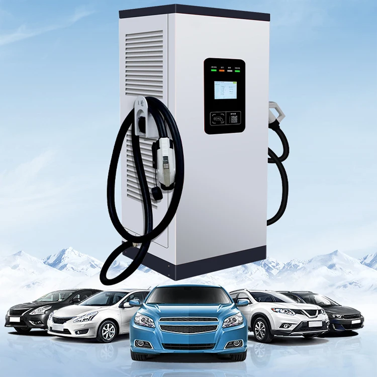 เครื่องชาร์จ EV 120kW พร้อมการกระจายอัจฉริยะสําหรับการชาร์จรถยนต์คู่ ขับเคลื่อนโดยระบบแรงดันไฟฟ้า 380V/480V