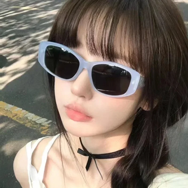 2025 Women Square Sunglasses Retro Style Girl Sunshade High-end Anti UV Vintage Cat Eye Sun Glasses for Women