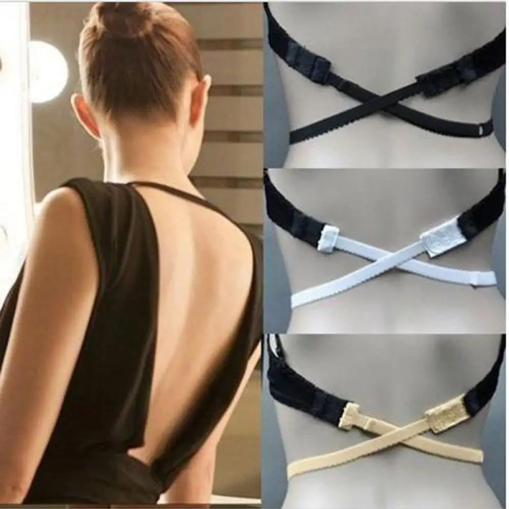 1PC Fashion Adjustable Backless Bra Strap Adapter Converter Fully Extender Hook Women\'s Fashion Bra Strap Adapter Breast Tape