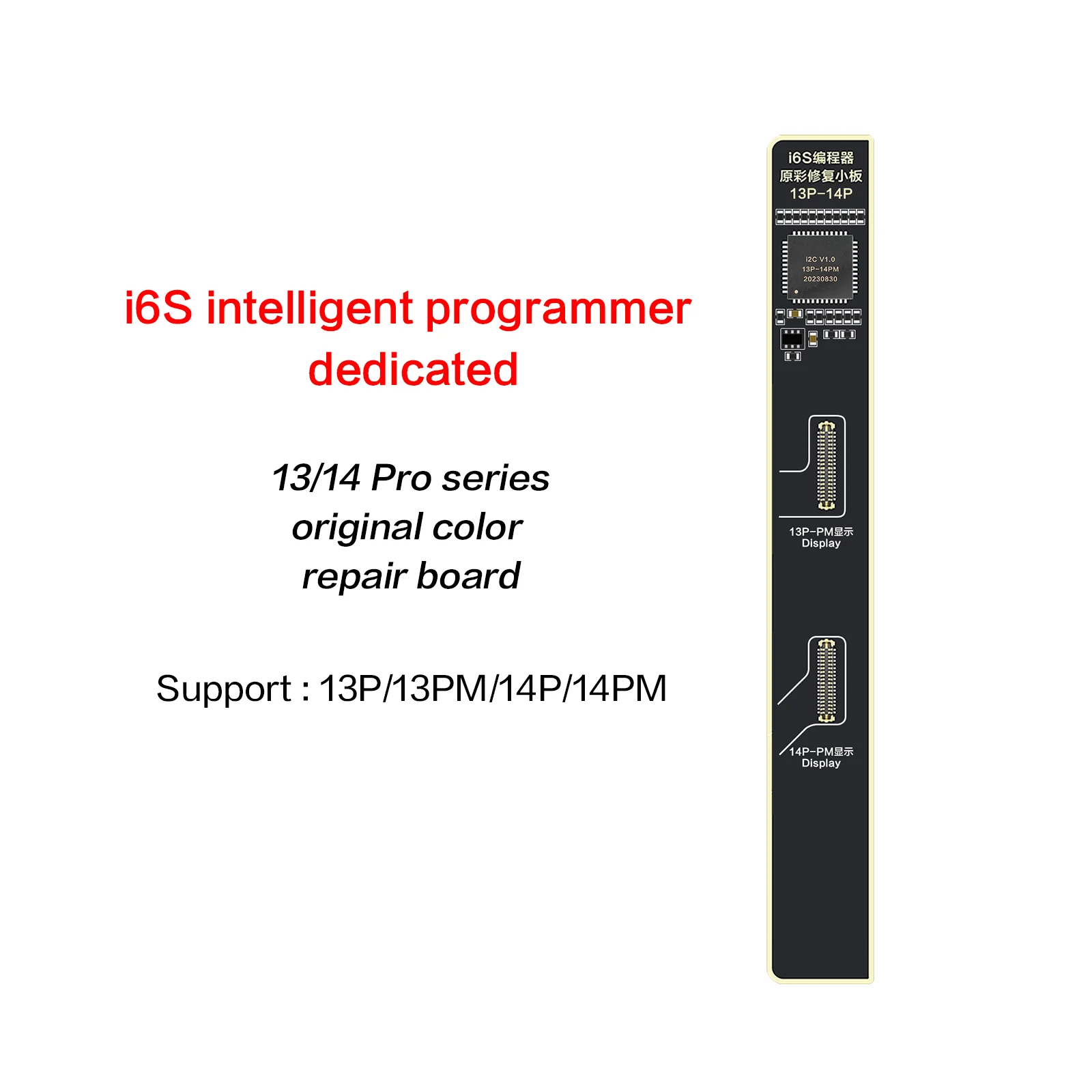 I2C Testing Board Support i6s Programmer For iPhone7-15ProMax True Tone/Battery/Earpiece/Face ID/Rear Camera/Front Camer Repair