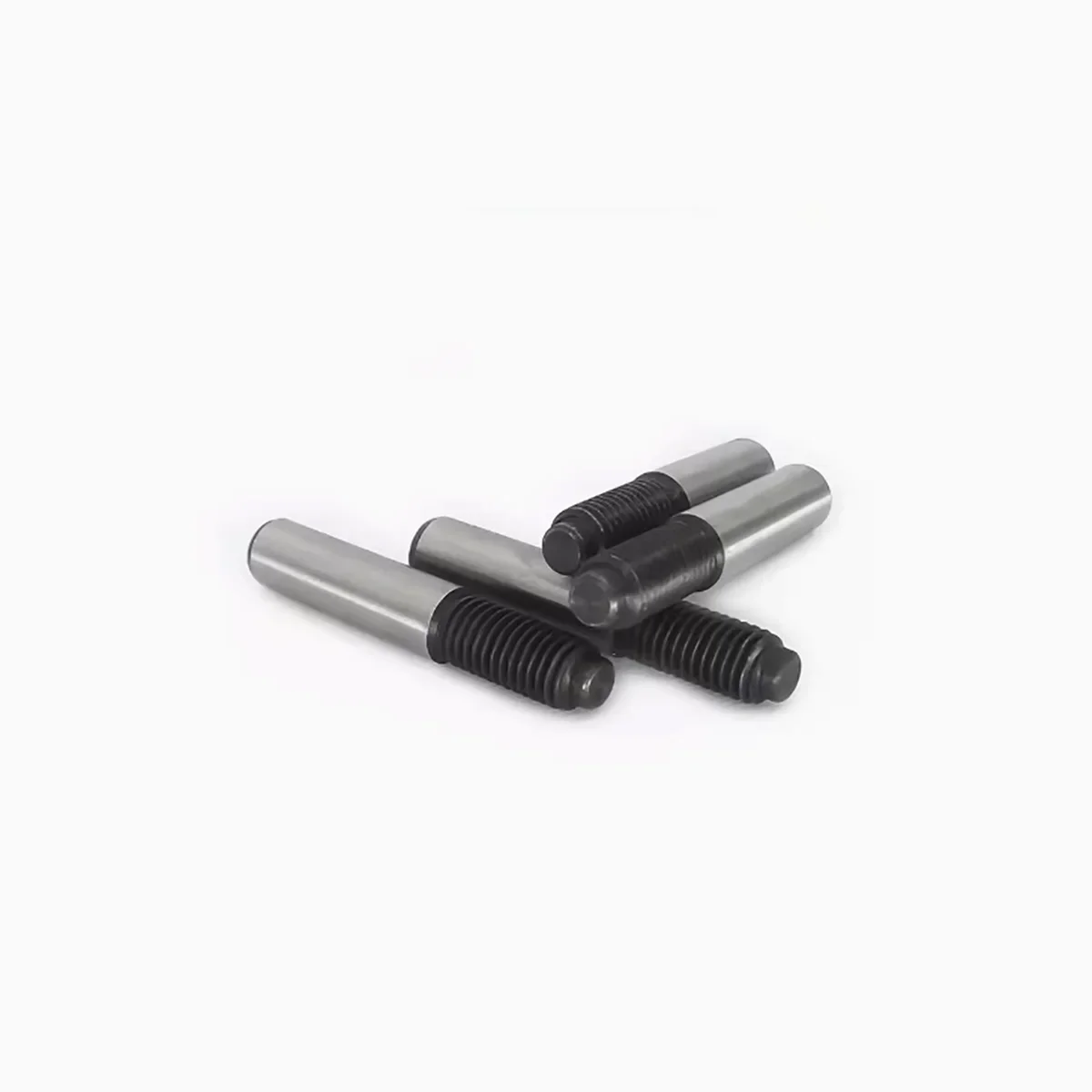 

Spiral Tail Cone Pin 45 # Steel Heat Treated Polished External Thread Cone Pin 1:50 Taper M4M5M6M8M10M12