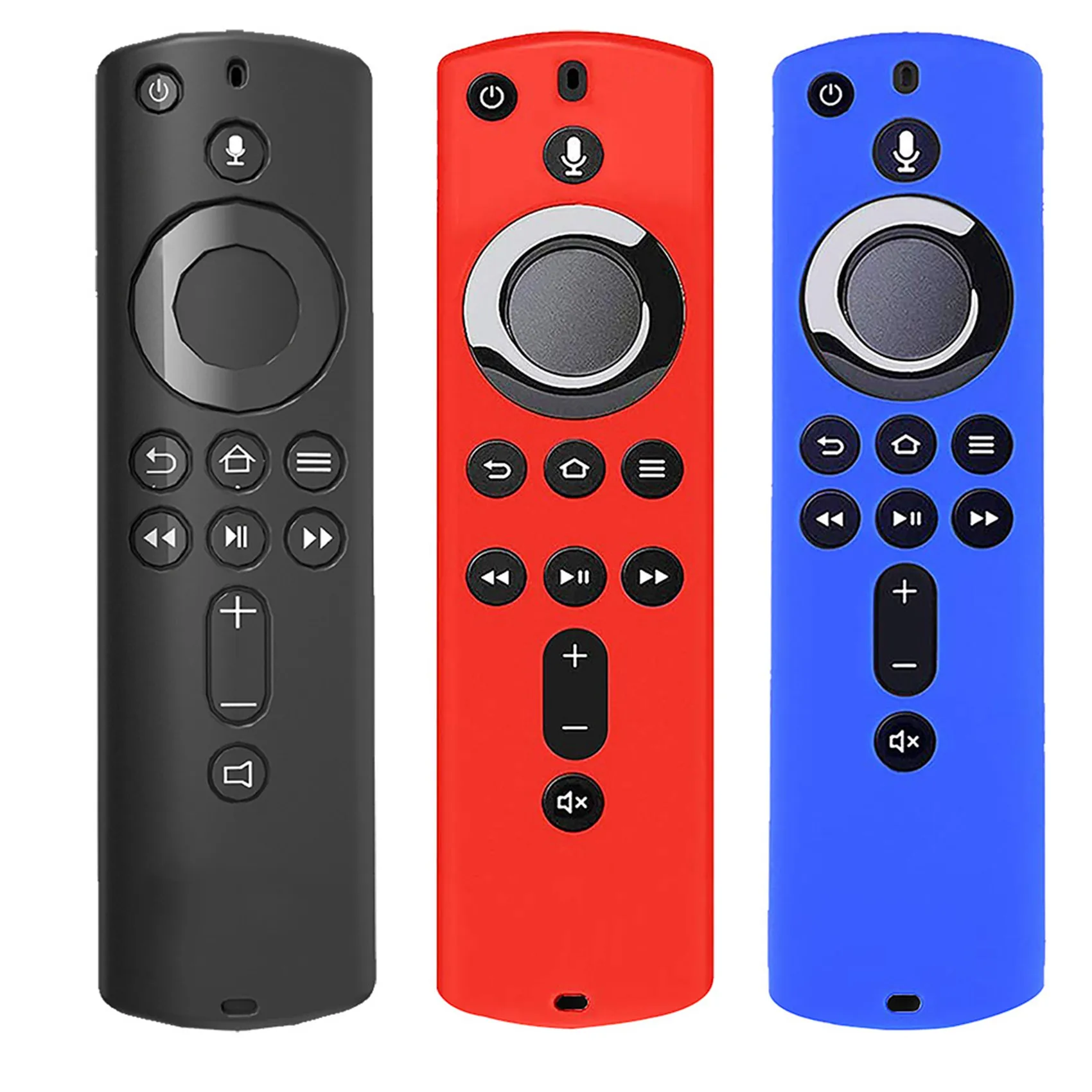 N93R 2X para Amazon Fire TV Stick 4K TV Stick funda de silicona remota funda protectora piel 5,9 pulgadas fundas de carcasa de C