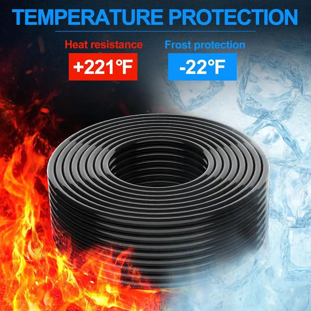 14 AWG 5 Conductor Electrical Wire Stranded PVC 12V Low Voltage Tinned Copper Flexible Wire Automotive LED Marine Applications