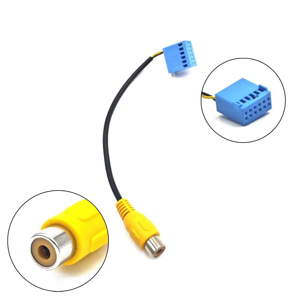 Car Rear View Camera RVC MIB RCA Cable 12Pin Adapter for Volkswagen Golf MK5 MK6 Golf VI Passat B6 Touran MIB RCD330 RCD330G