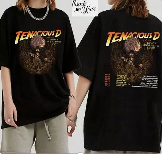 Tenacious D Spicy Meatball Tour 2023 Shirt Tenacious D Band Fan Gift