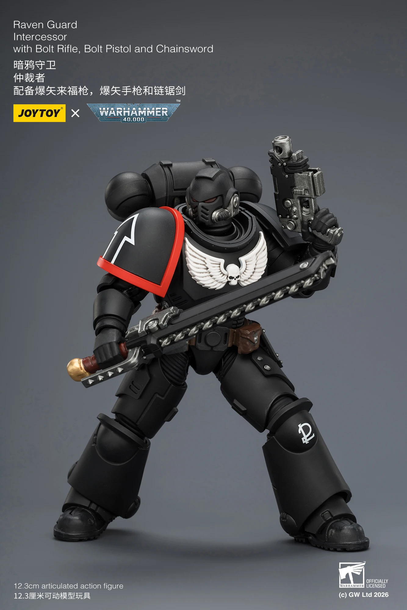 1/18 JOYTOY Actionfigur 40K Ultramarines Imperial Fists Blood Angels Intercessor Anime-Modell Sammlerstück – Detail 3