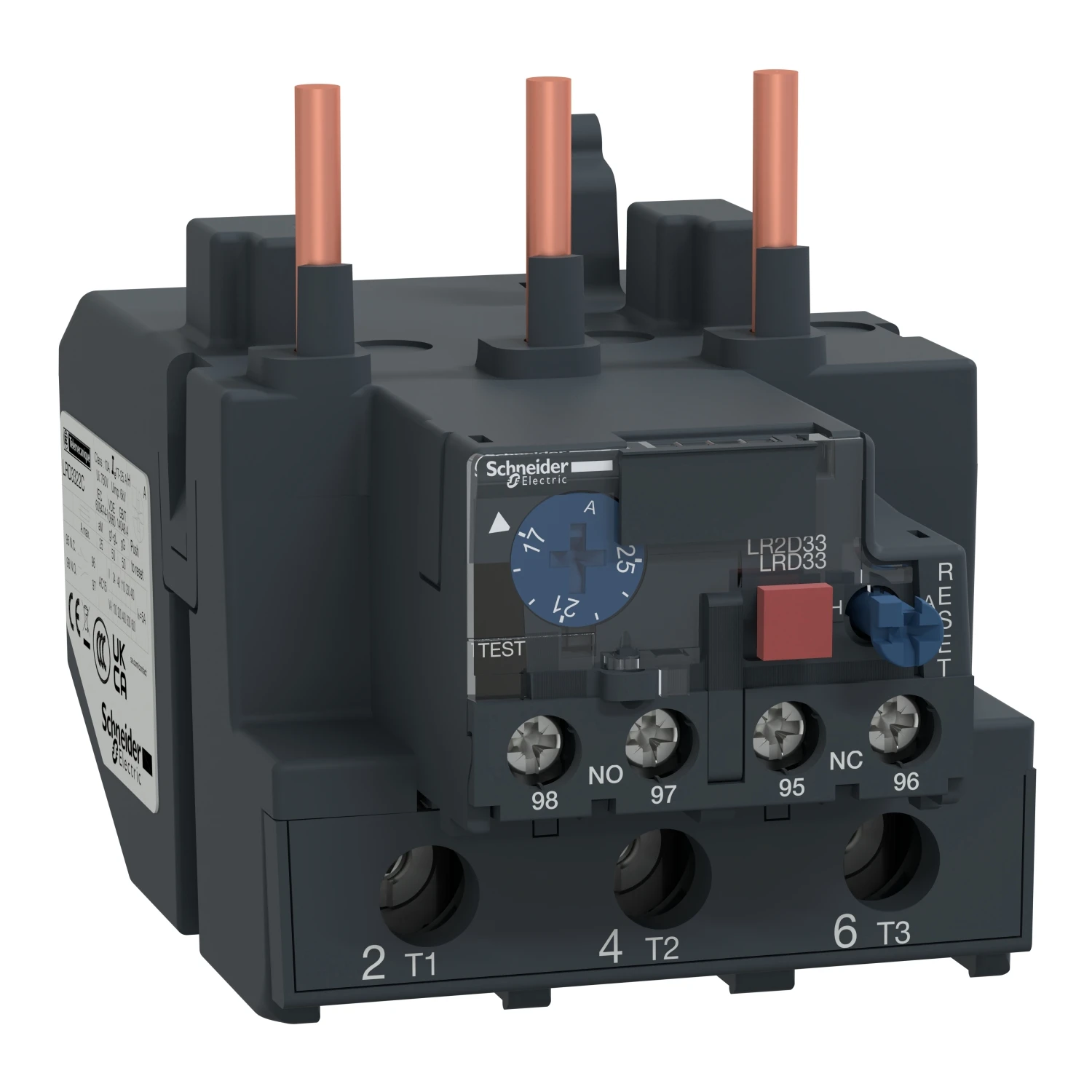 

LRD33 LRD3322 LRD3322C LR-D3322C TeSys LRD thermal overload relays - 17...25 A - class 10A