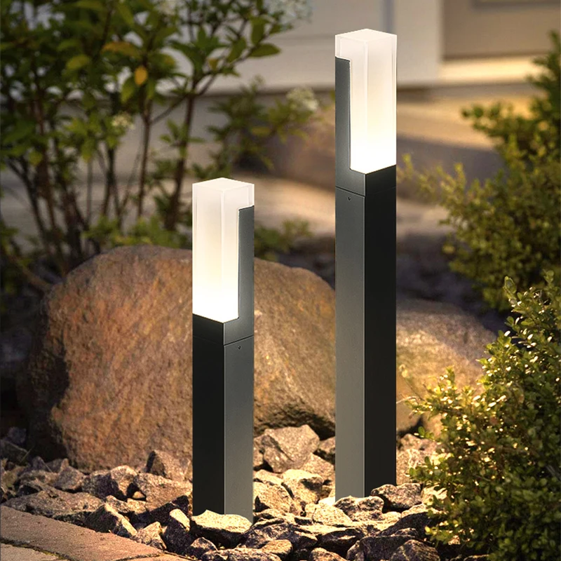 

7W COB LED Outdoor Lawn Lamp Garden Landscape Lighting Waterproof Acrylic Yard Driveway Stake Lights Fixture Pathway Walkway