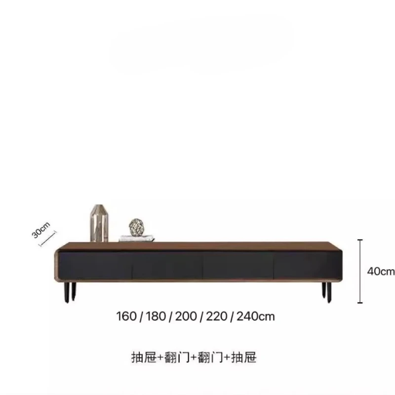 

*-*modern Home Furniture Floating Tv Stand Nordic Solid Wood TV Cabinet Living Room Home Floor Cabinet Storage Locker Integrated