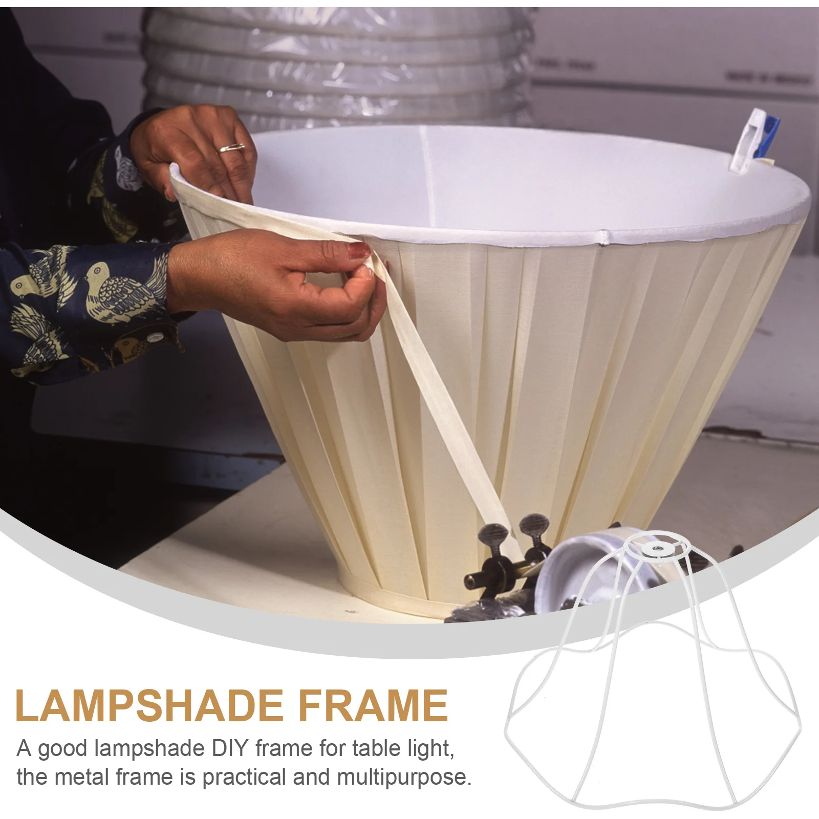 

Metal For Diy Table Lamp Shade Bracket Light Accessories Rack Lampshade Wire Frame Diy Supplies Lampshade Making Frame