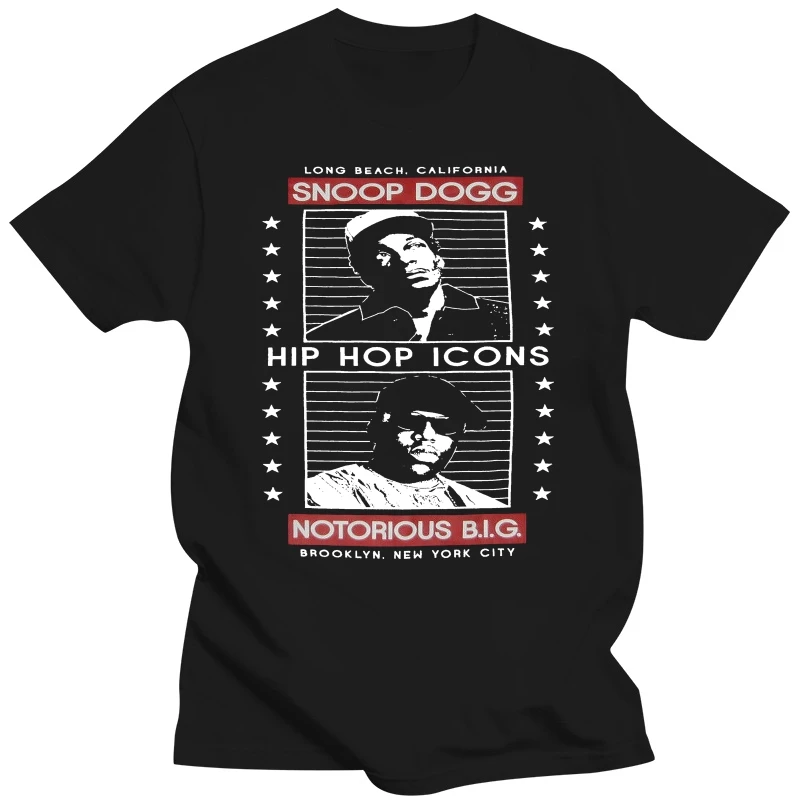 THE NOTOUS B.I.G. Hip Hop Icons T-Shirt GANGSTA RAP