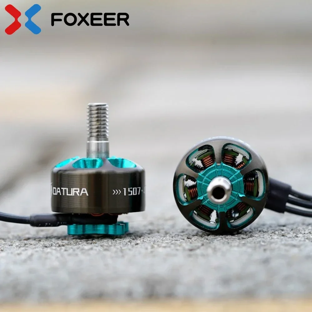 FOXEER Datura 1507 4150KV/ 2750KV 4-6S Brushless Motor Compatible 3-5inch Propeller for RC FPV Freestyle Cinewhoop Ducted Drone