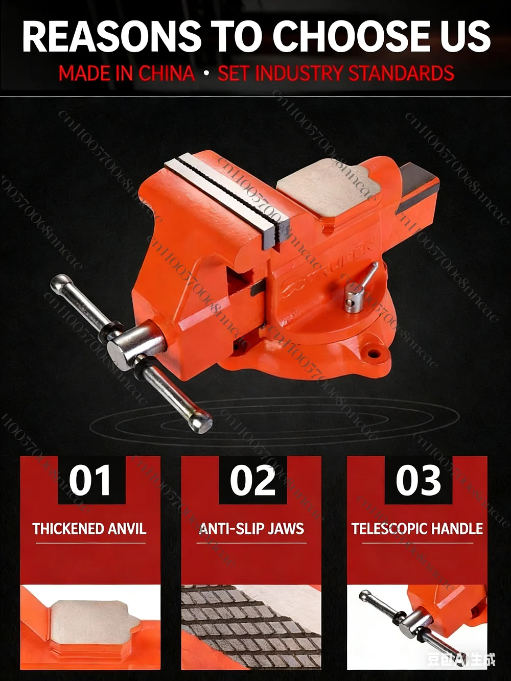 4/5/6 Inch Heavy Duty Bench Vi - Bench Vise Swivel ulasan dan harga