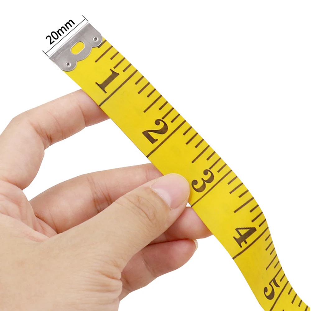 3M Tape Measure PVC Fiber Sewing Tailor Soft Ruler Waistline Cloth Height Measurement