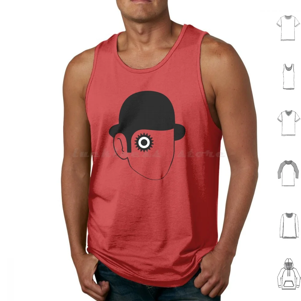 Clockwork Orange Tank Tops Print Cotton Clockwork Orange Movie Alex Delarge Kubrick Ultra Violence Eye Moloko Beethoven Pop