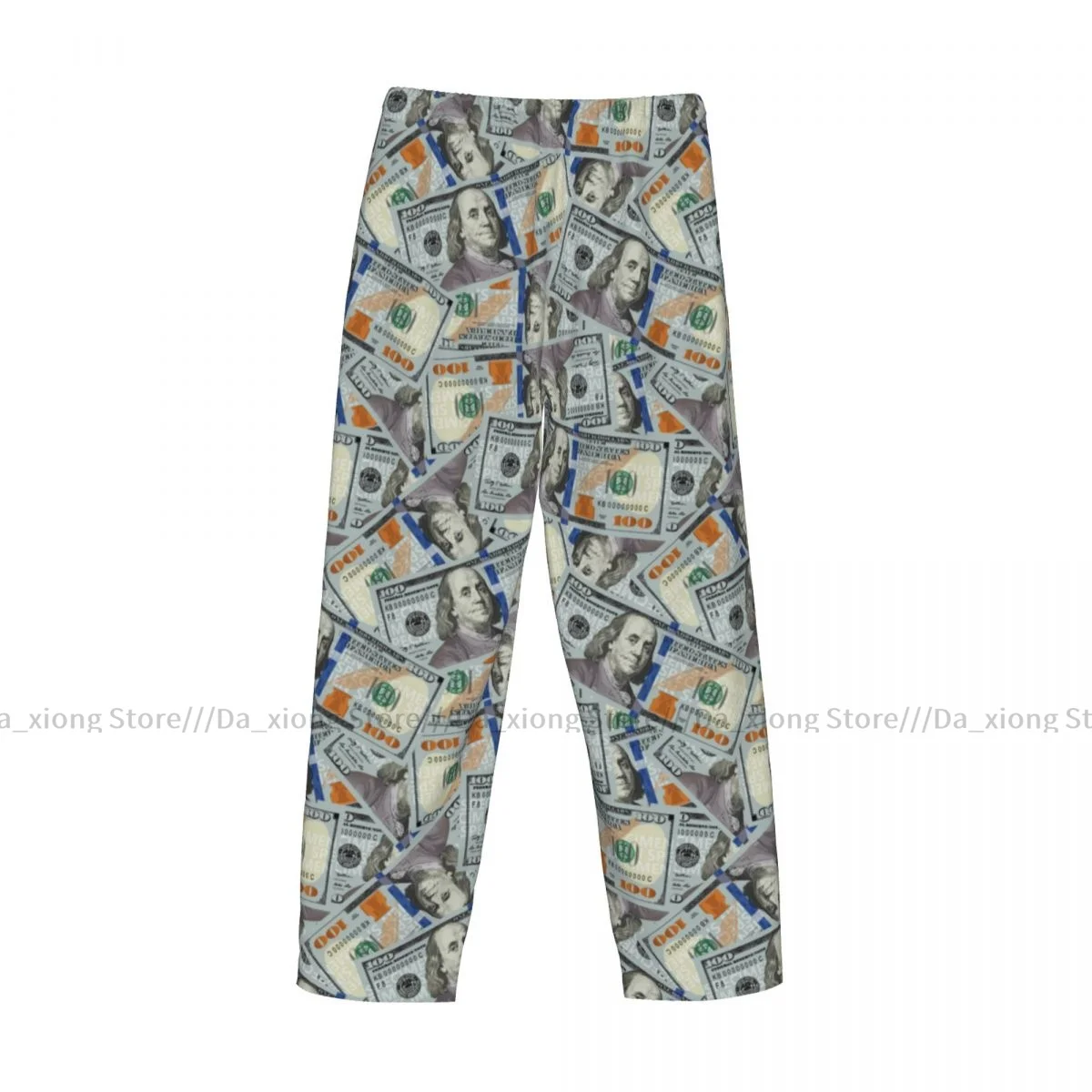 100 Dollar Bills Mens Pajamas Pyjamas Pants Lounge Pants Sleep Bottoms