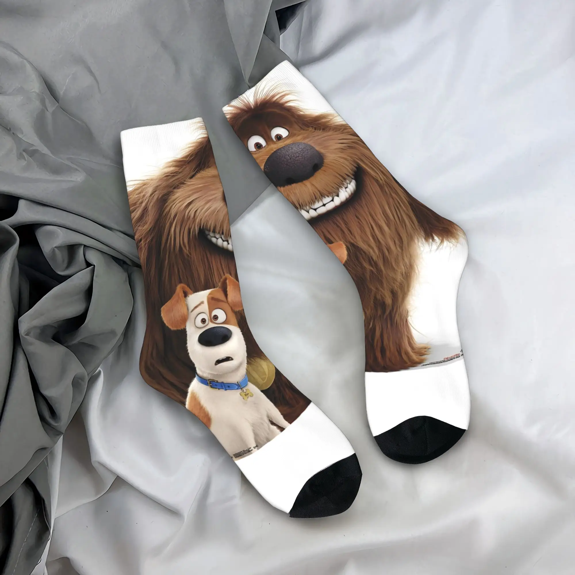 

The Secret Life of Pets Socks Winter Stockings Trendy Men Warm Soft Socks Printed Skateboard Anti Sweat Socks
