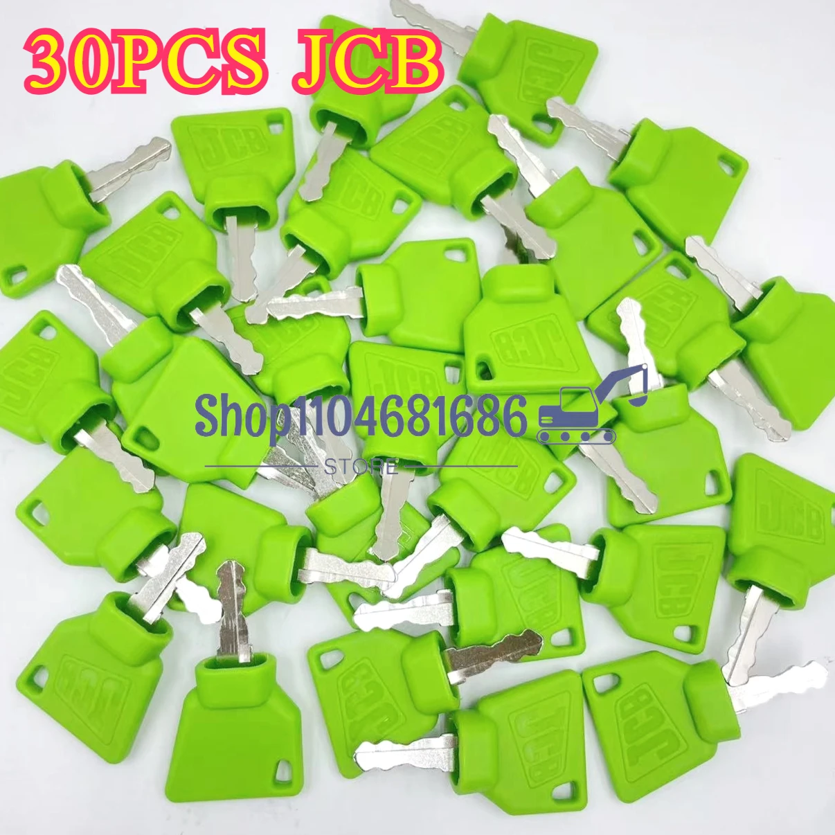 

30pcs Key For JCB Heavy Equipment Ignition Key OEM 701/45501 331/26790 333/Y1374