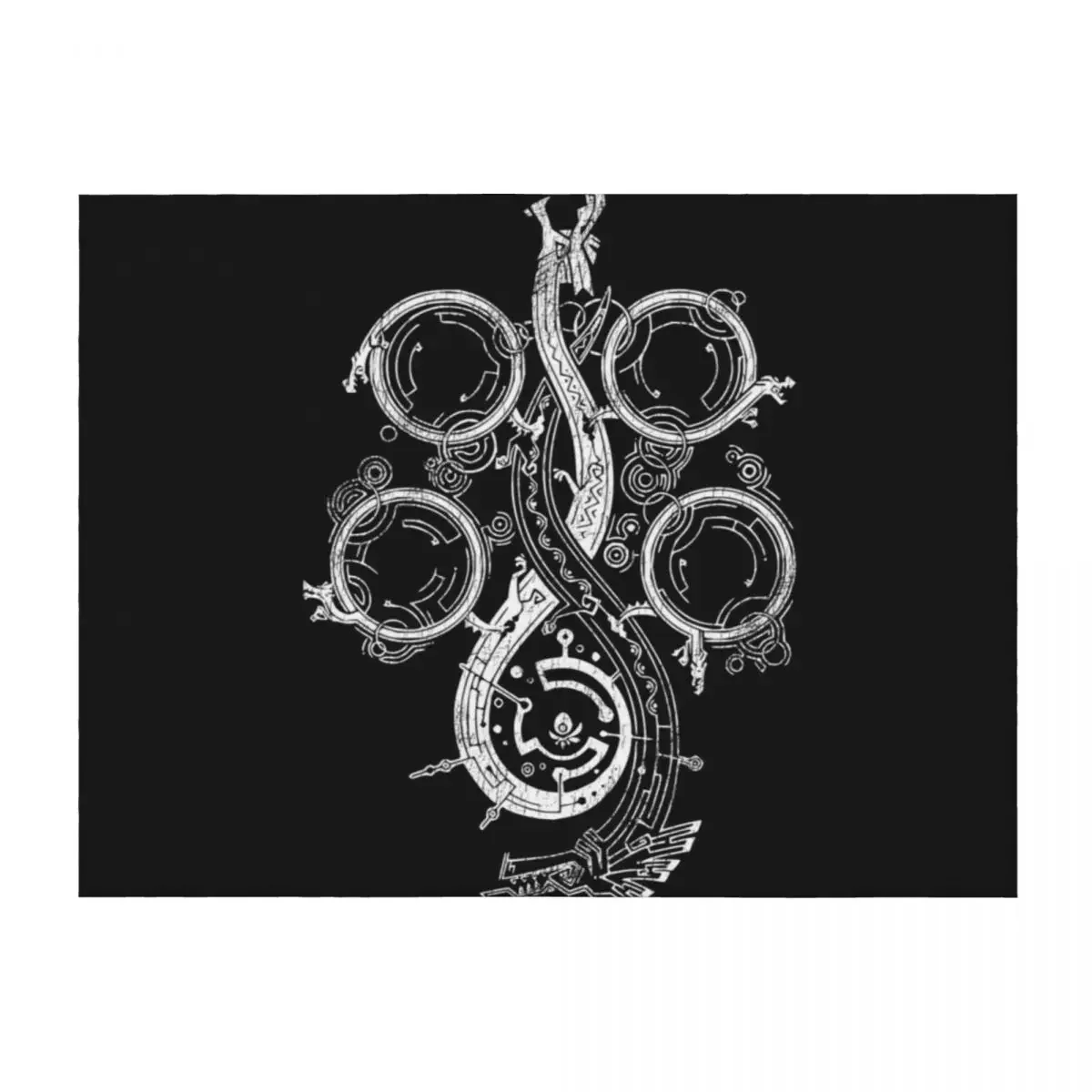 

Monster Hunter Wilds Icon Throw Blanket Loose bed plaid halloween Weighted Blankets