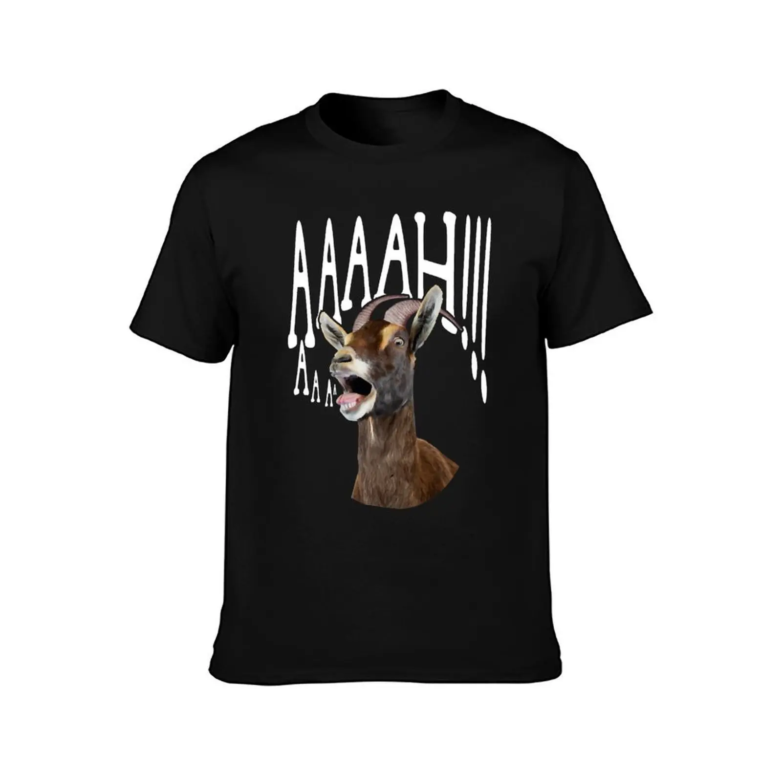 Ahhh Screaming Goat Gift Funny Goat Lover T-Shirt Festival Short Sleeve T-Shirt