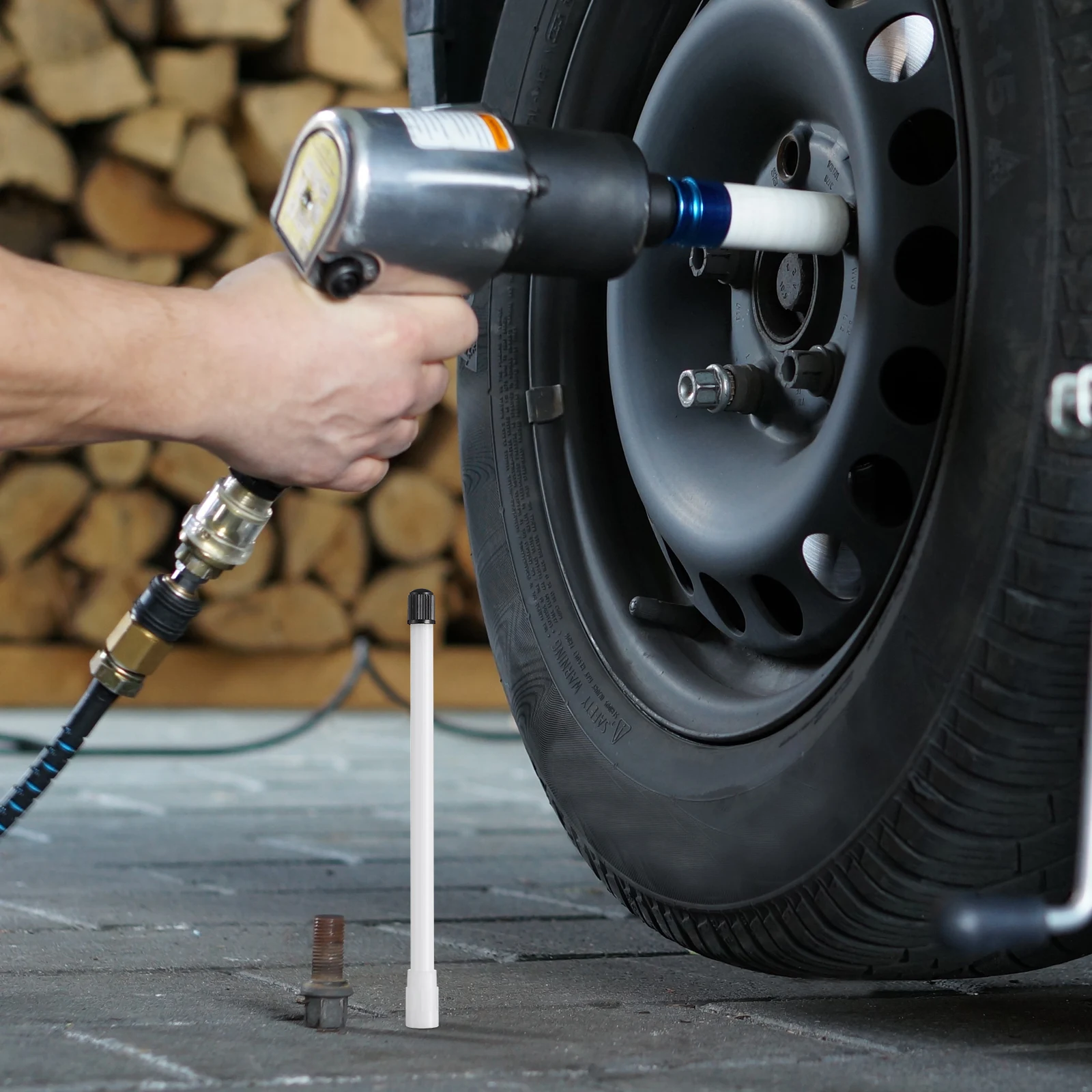 

10Pcs Plastic Valve Stem Extension Rods Straight Tire Valve Nozzle Extenders Easy Inflate Tire Supply for Bike Car Scooter