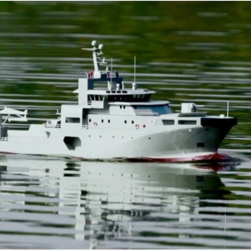 RC قارب 62cm1/100 سفينة حربية الإنقاذ قارب التحكم عن بعد ارتفاع درجة الحرارة مقاومة مادة الراتنج RC Tugboat عدة الصبي لعبة