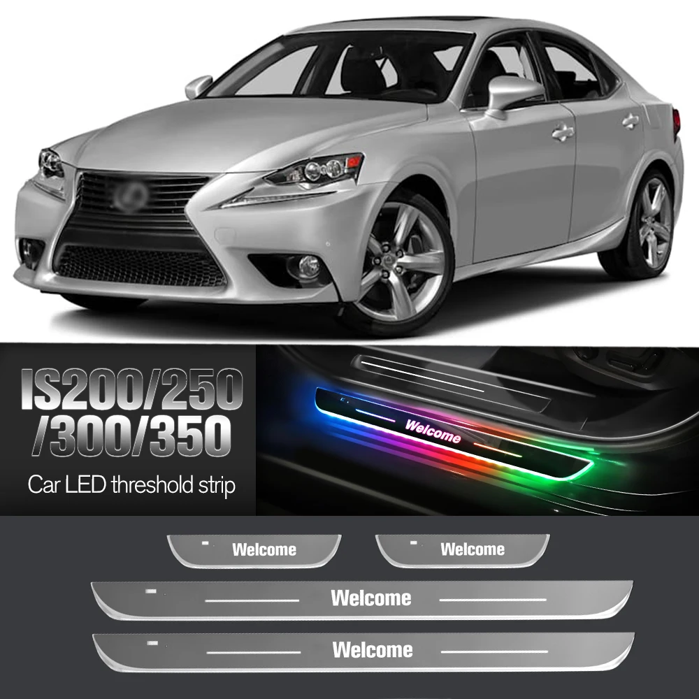 

Car Door Sill Light For Lexus IS200 IS250 IS300 IS350 IS200T Customized Logo LED Welcome Threshold Pedal Lamp Accessories