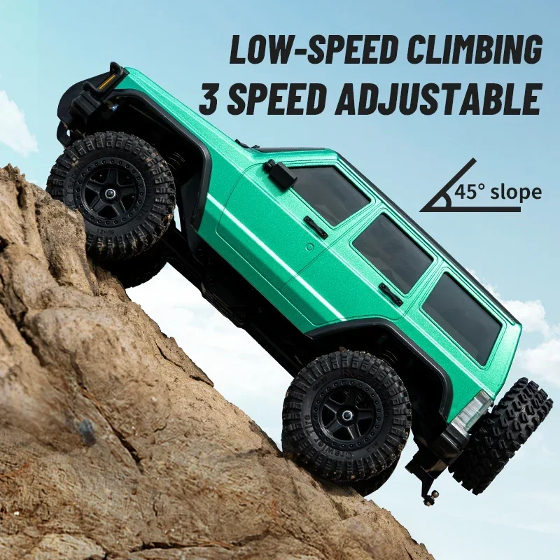 1/18 JJRC 4wd Rc Car Off Road 4x4 Zdalnie sterowane samochody Trailhaw Samochód wspinaczkowy Symulacja samochodu Zabawka z oświetleniem LED Zabawki Prezent