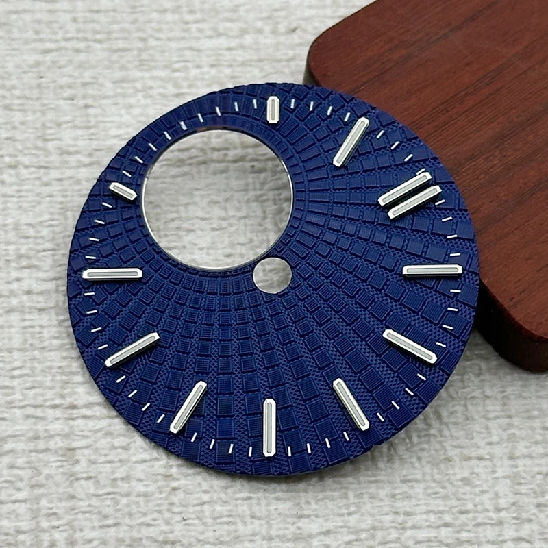

NH38 Dial 28.5mm Dial Suitable For Crown At 3.0 Position SKX007 SRPD NH38 Watch Movement Case Watch Skeleton Grid Dial