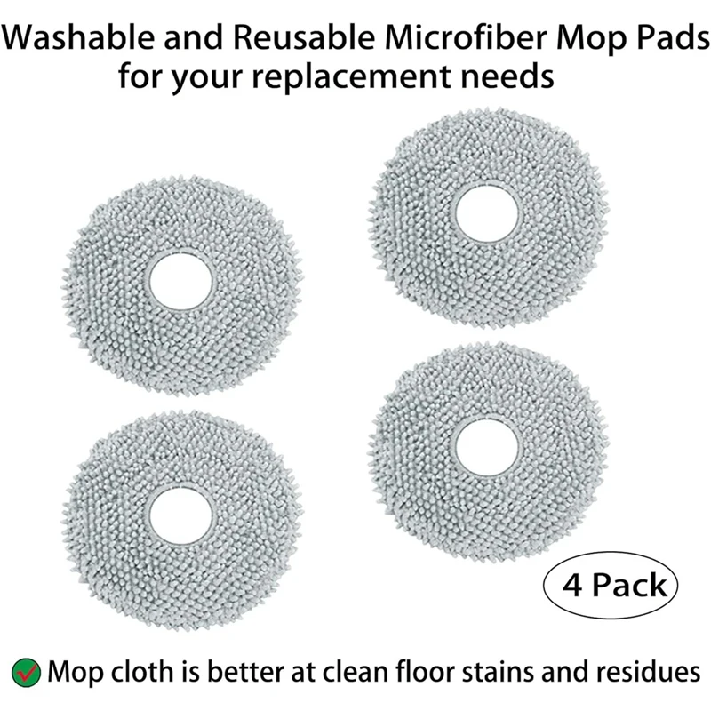 Replacement Parts For ECOVACS DEEBOT T30S Robot Vacuum Main Side Brush HEPA Filter Mop Pad Dust Bag Accessories