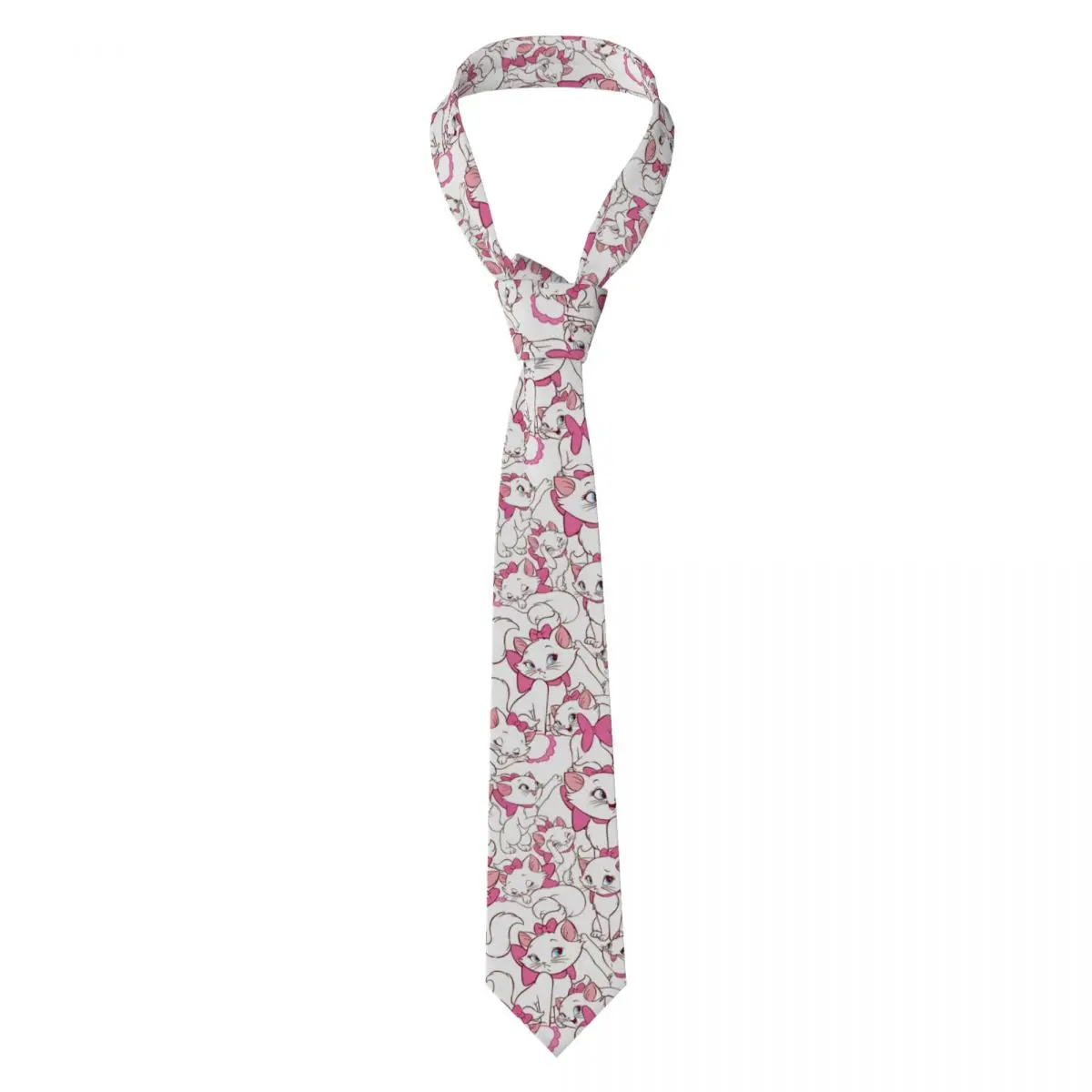 

Aristocats Marie Cats Collage Neckties Men Fashion Polyester 8 cm Wide Neck Tie for Men Daily Wear Cravat Wedding Accessories