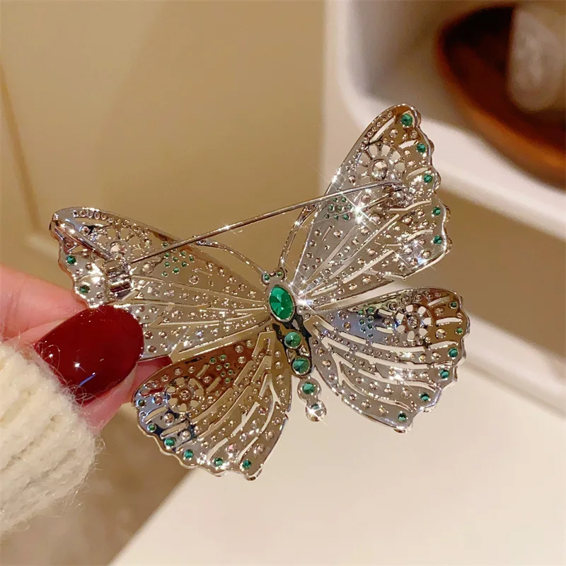 Butterfly Brooches For Women Luxurious Fashion Jewelry Banquet Dress Clothes Pin Accessories Party Gift