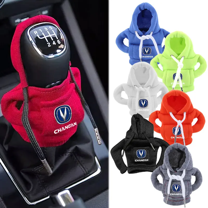 1 Pcs Car Universal Hoodie Shifter Gear Knob Cover Auto Accessories For Changan CS75 CS35 CS15 CS95 RAETON CX70 CS55 EADO CS15EV