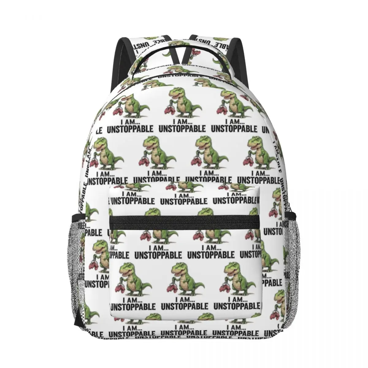 

I Am Unstoppable T-Rex женские рюкзаки для мальчиков и девочек, сумка для книг, модные детские школьные сумки, портативный рюкзак для ноутбука, сумка на плечо