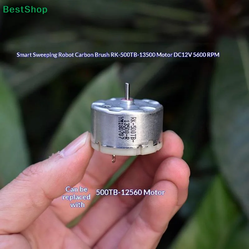 RK-500TB-13500 Mini 32mm Diameter Round Spindle Motor DC 12V 5600RPM Carbon Brush Motor For Humidifier Alarm Watch Winder