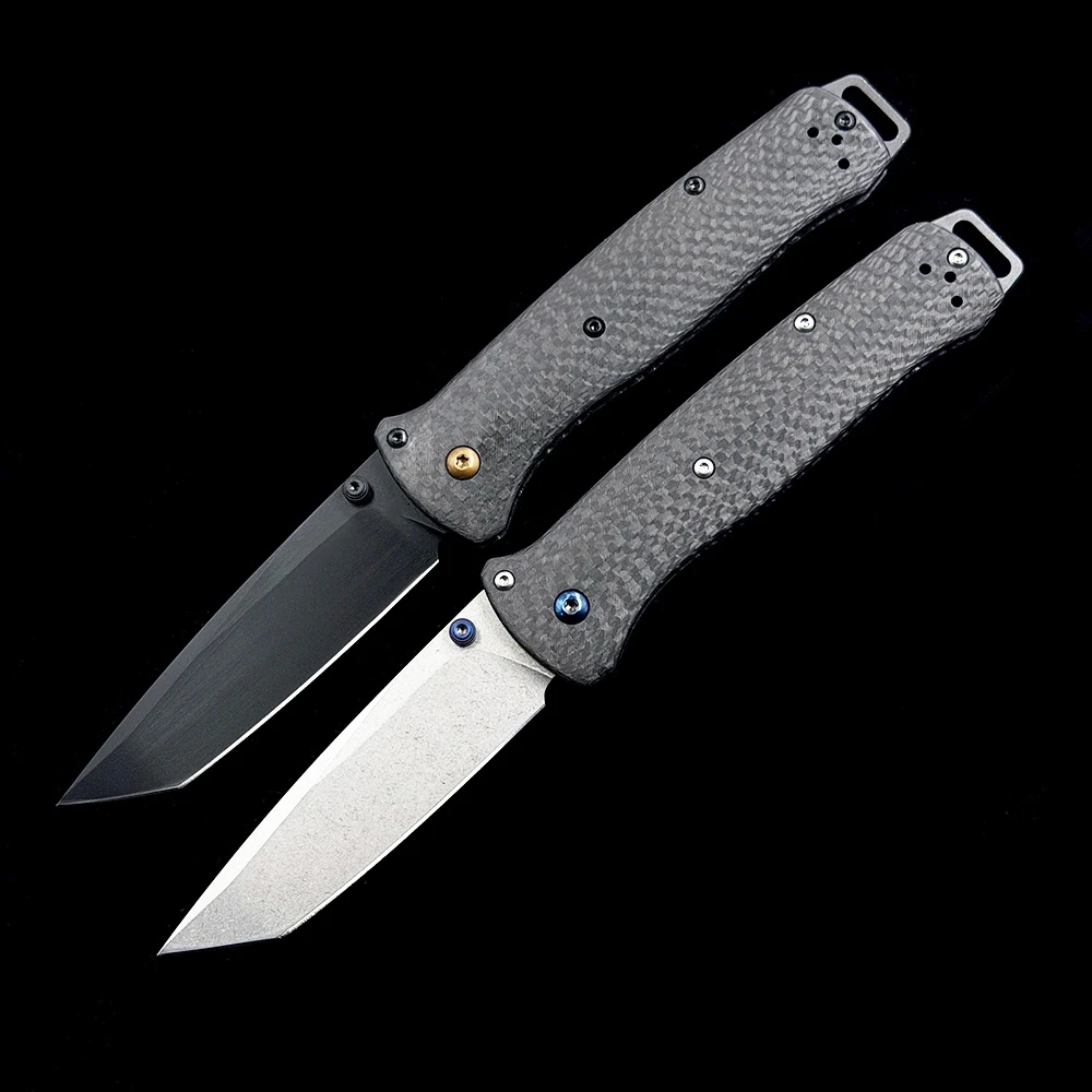 BM 537-09 Bailout Carbon Fiber | SS Tanto M390 Folding knife