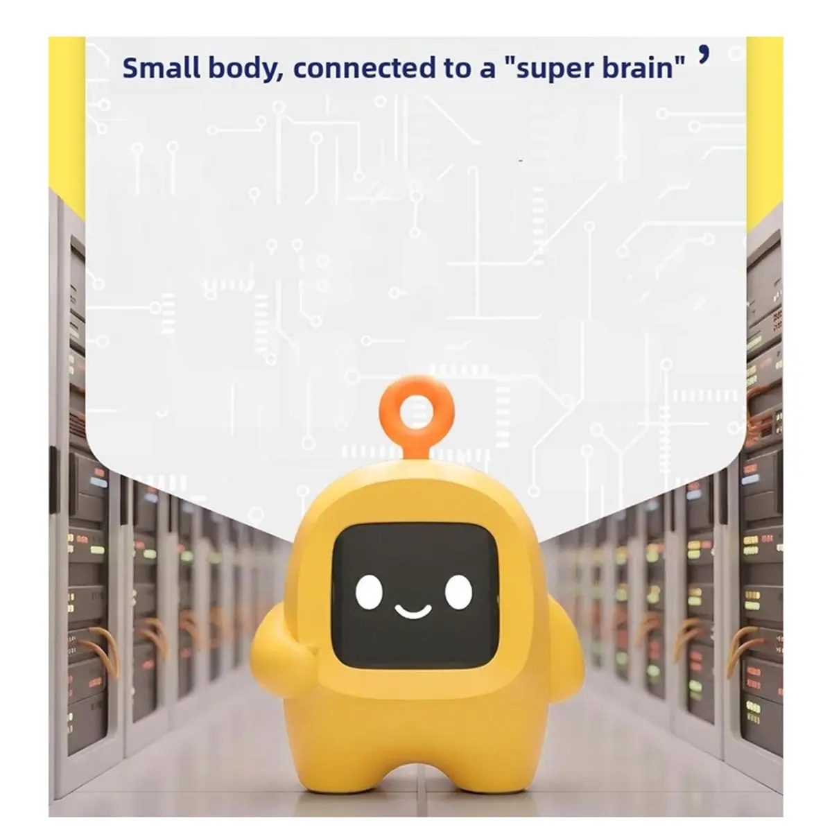 Y60A NEW-AI Intelligent Small Robot Multiple Expressions Languages Intelligent Dialogue Emotional Companion Smart Clock White
