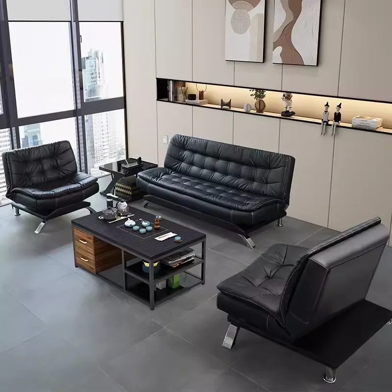 

Кровать, простой современный складной диван для трех человек, офисный диван, журнальный столик, комбинированный набор