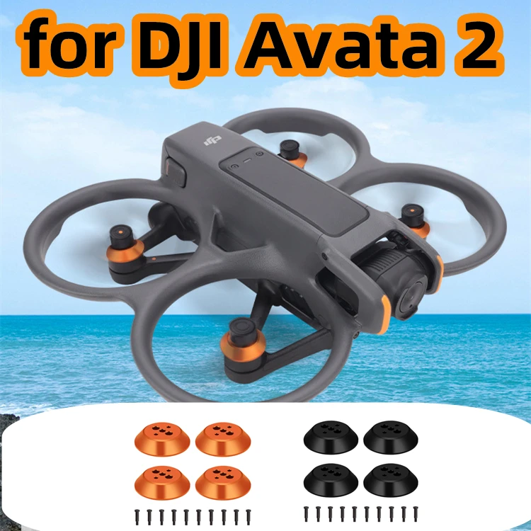 For DJI Avata 2 Crossover Machine Motor Cover Waterproof and Dustproof Aluminum Alloy Motor Cover Protective Cover Accessories