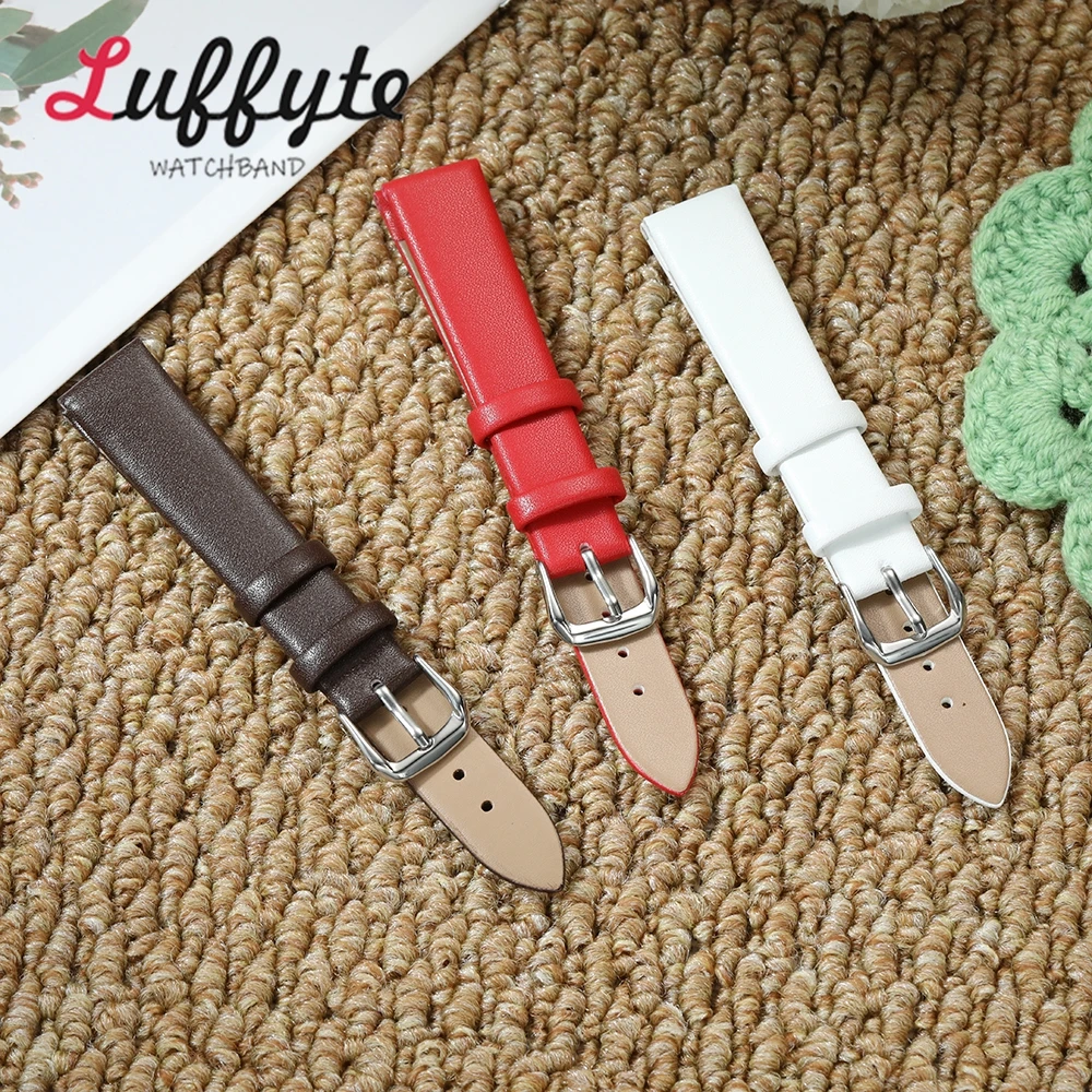 Ultradünnes, weiches PU-Leder-Uhrenarmband, 16 mm, 18 mm, 20 mm, 22 mm, Damenmode-Armband, Armbanduhrenarmband