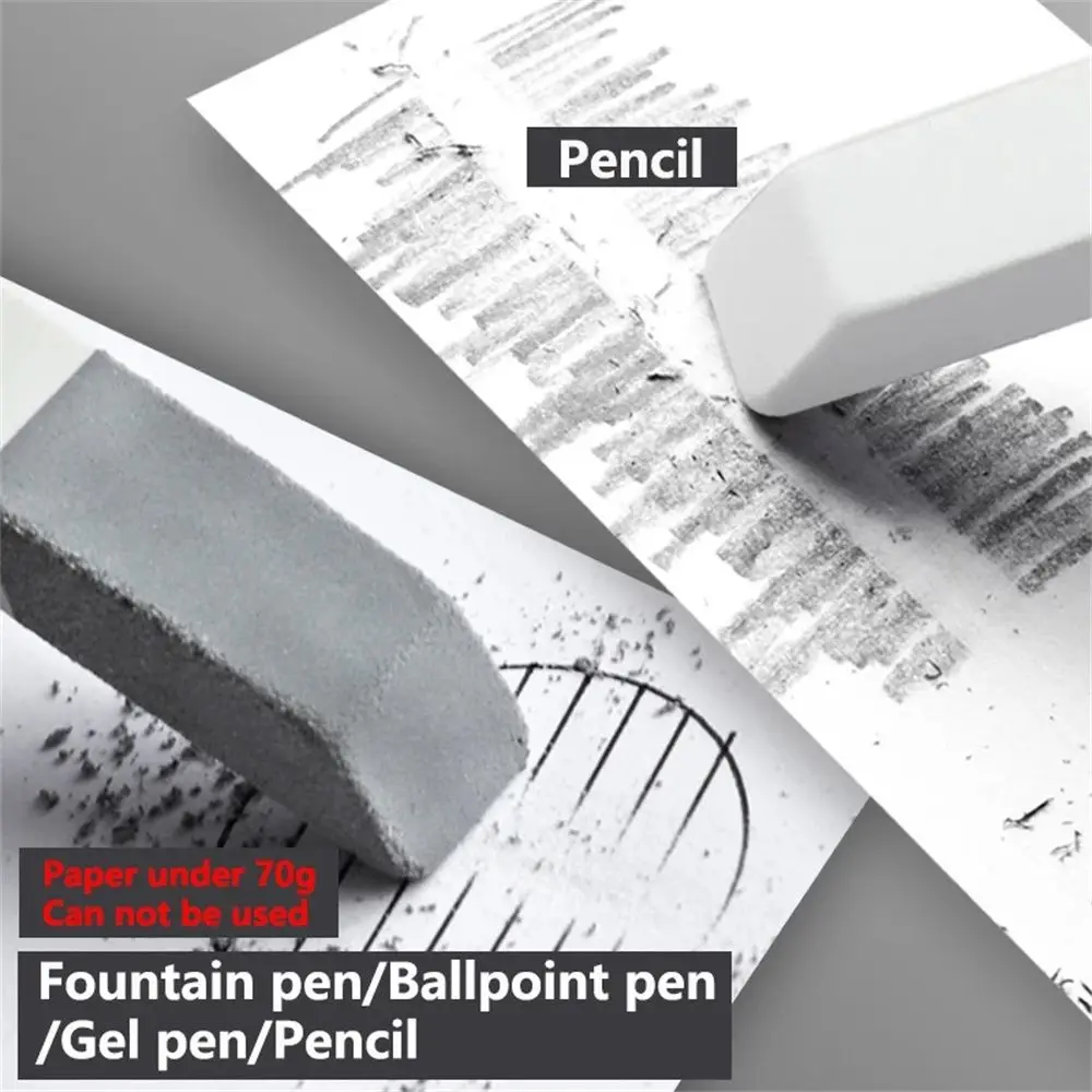 Correction Supplies Stationery Fountain Pen Gel Pen Students Ink Pen Eraser Matte Eraser Frosted Eraser Sand Eraser