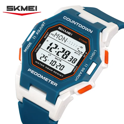 Reloj Electrónico para Hombre SKMEI 2596, Nuevo, con Alarma, Calendario, Cronógrafo, Luminoso, Digital, Reloj para Hombre