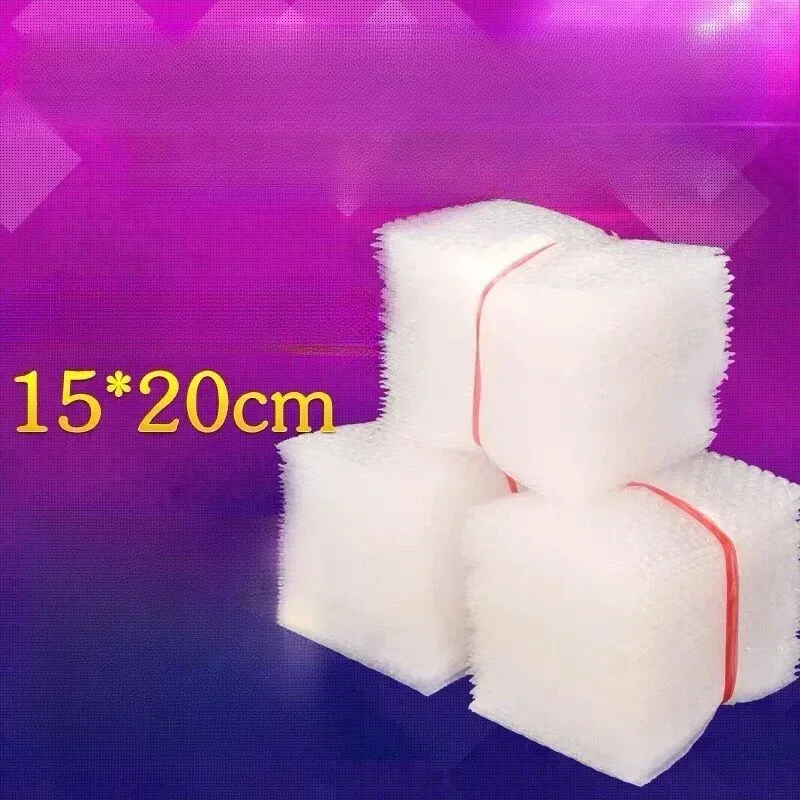 Double Layer Thicken Bubble Bags Plastic Packaging Express Film Shockproof Envelope Bubble Bag Wholesale Custom Packaging Film